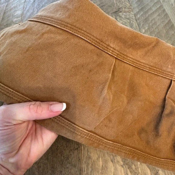 Carhartt men’s Sherpa-lined brown utility jacket - relaxed fit size Small - Picture 5 of 6